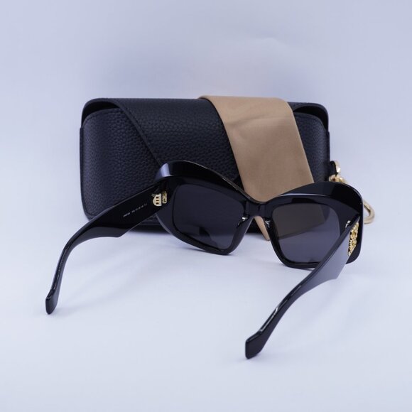Loewe LW40128I 01A Cat Eye Sunglasses – Black\Smoke - Picture 4 of 10